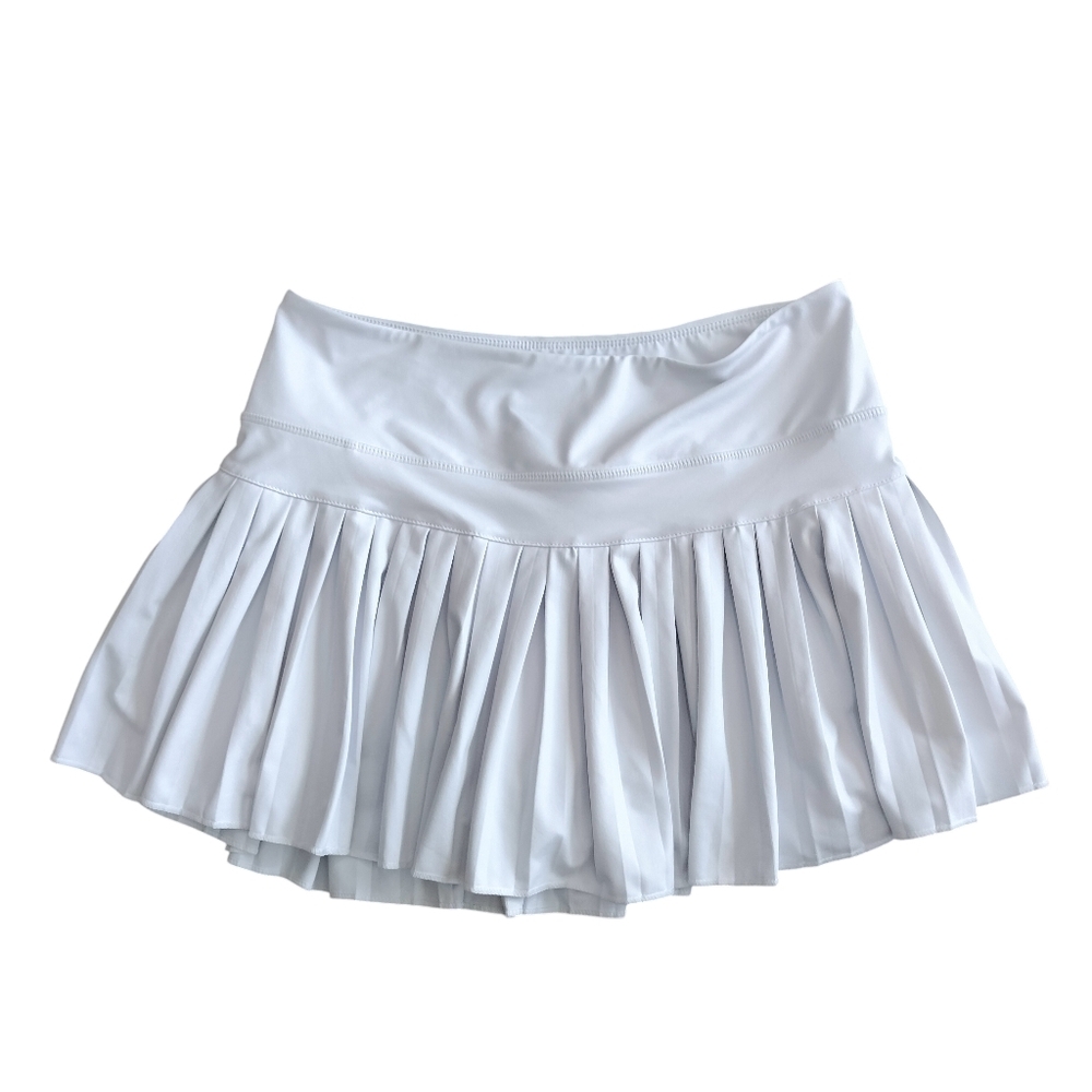Goldhinge White Pleated Tennis Skirt 15" Size L - Picture 8 of 10
